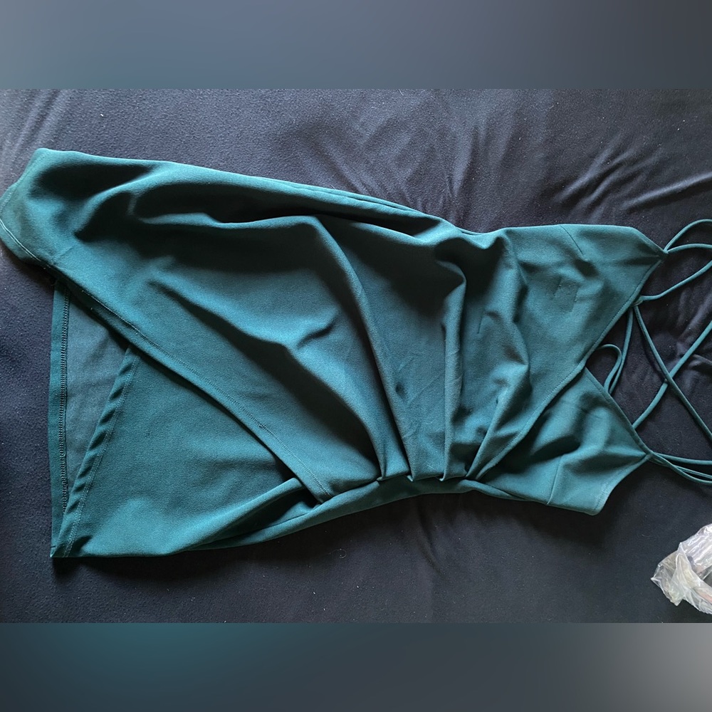 green homecoming dress